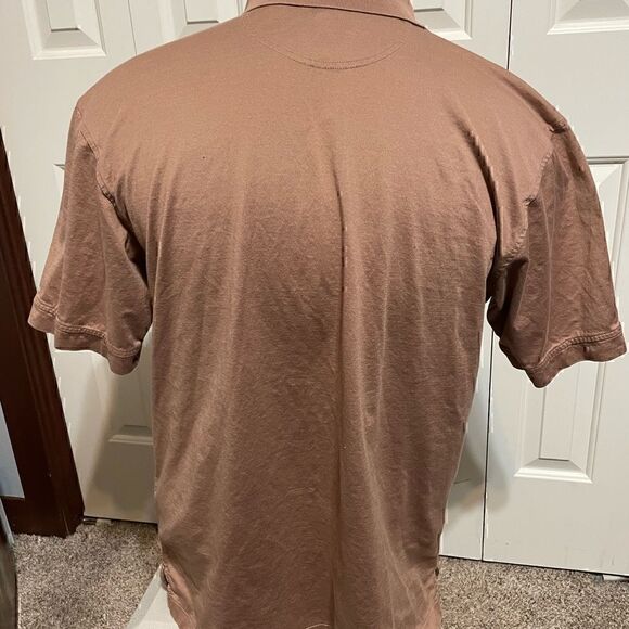 Callaway Golf Bronze Color Mens Large Short Sleeve Polo - Picture 3 of 5